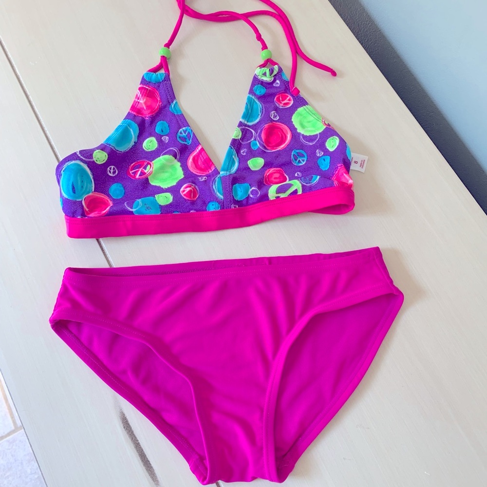 Justice Girl’s 2 Piece Swim Suit